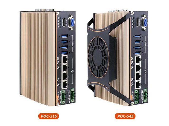 AMD Ryzen™ V1605B/ V1807B ultra-compact rugged embedded computer  | POC-500 series