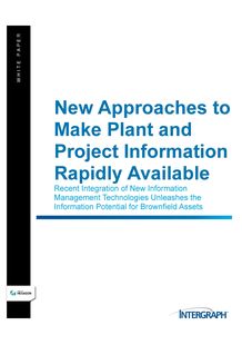 New Approaches to Make Plant and Project Information Rapidly Available