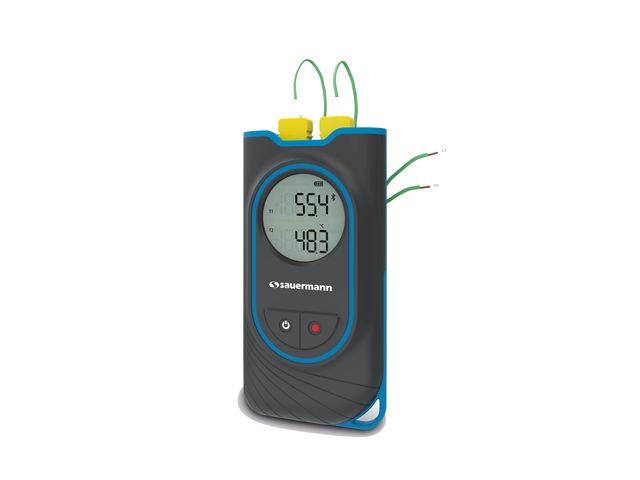Si-TT3: Dual Input Thermometer K Thermocouple Temperature