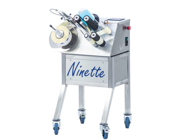 Semi-Automatic Labelling Machine for Cylindrical Products - Ninette 1 Model