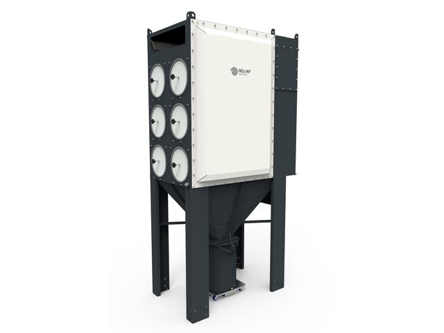 Dust collector with automatic compressed air cleaning - JETLINE® K