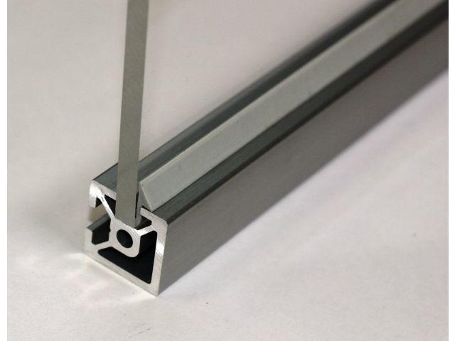 Panel Clamps for 5 mm panels - for 6 mm slot - Grey