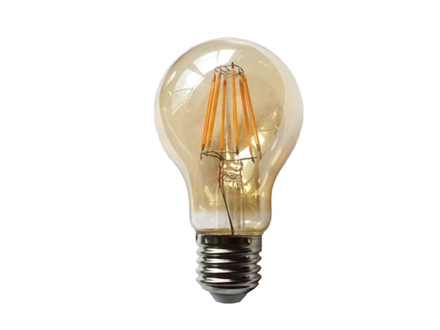 region ask lose 4W A60 Gold LED Filament Light Bulb - 2700 K E27 | Contact COMEX EURO  DEVELOPMENTS