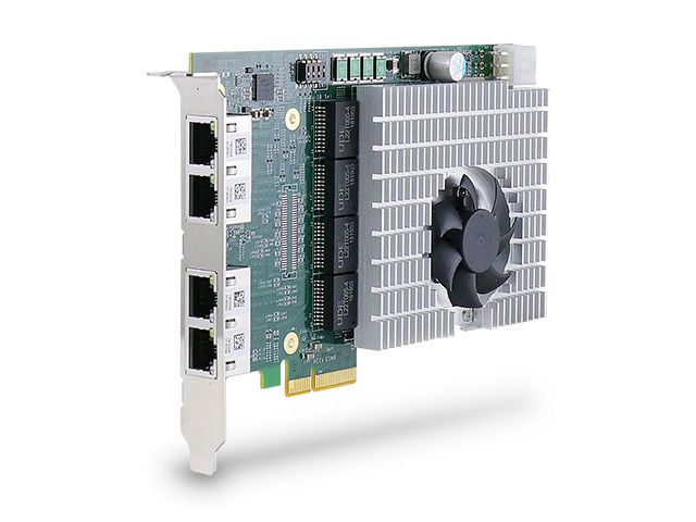 5GBASE-T Ethernet 802.3at PoE+ Card, PCIe-PoE454