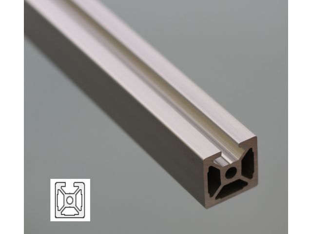 Aluminium profile 20x20 6mm slot Contact SYSTEAL