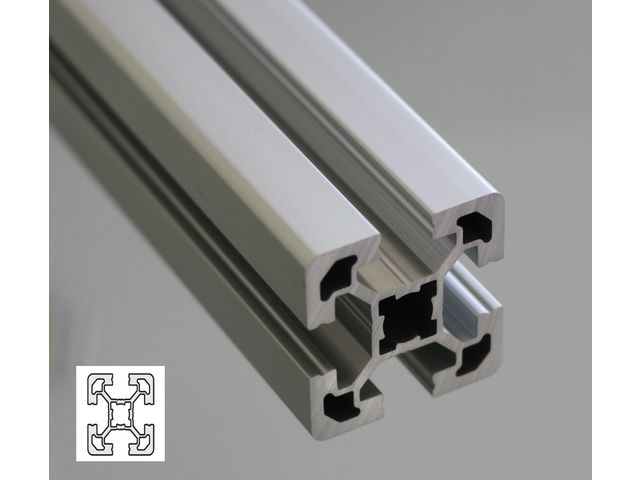 10x External Angle Groove 8 Aluminium Profile Connectors I-TypeKINETIK MSystem ® 