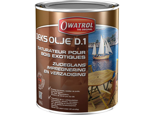 Saturateur bois exotiques Owatrol DEKS OLJE D.1 1 litre