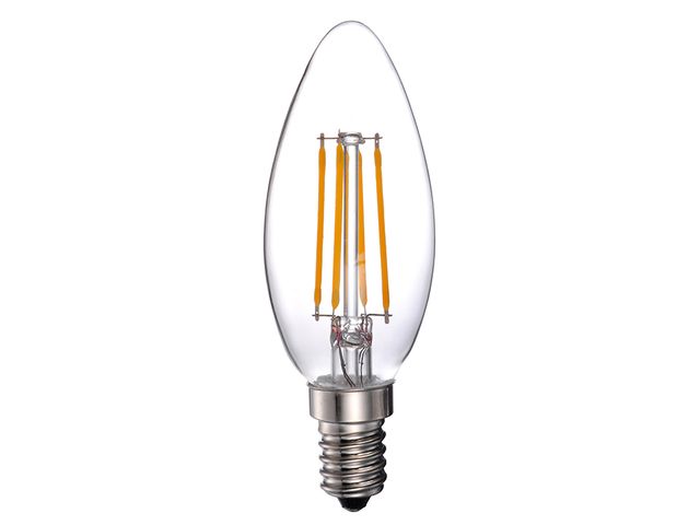 cooperate Arise Hesitate Filament LED Candle Light Bulb - 3W, 300 lm, E14, 2700K | Contact COMEX  EURO DEVELOPMENTS