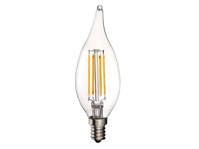 scheuren kroon Durf Filament LED Candle Light Bulb CV4 - 3W, 300 lm, E14, 2700K | Contact COMEX  EURO DEVELOPMENTS
