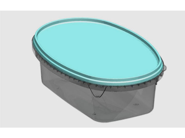 Tamper-evident Closure Round PP Disposable Food Container