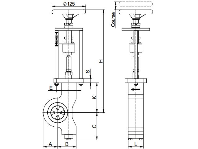 Segmented Disc Control Valves Segment disc manual control valve type 5050 | Contact Schubert & Salzer ...