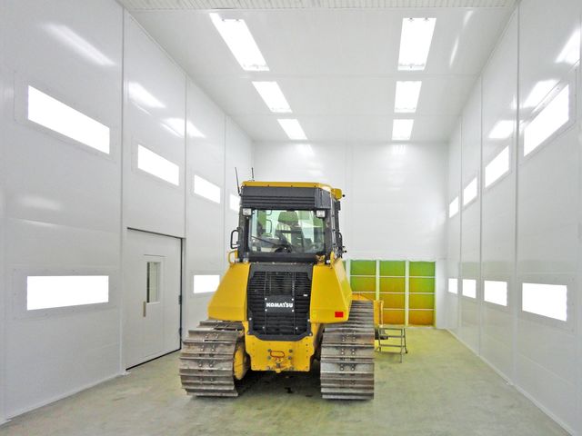 Painting booths for trucks