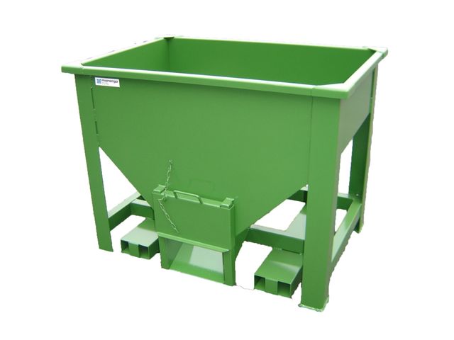 Self-emptying container