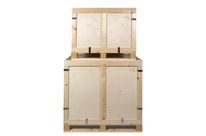 Reusable collapsible plywood boxes | CLIP BOX