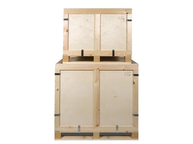 Reusable collapsible plywood boxes | CLIP BOX