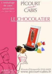 Chocolate packaging catalog