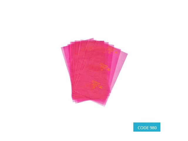 Pack of 100 Anti Static Liner Bags (155mm x 255mm) - Lithium Battery - CODE 980