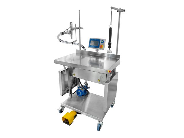 Semi-Automatic Filling Machine for Liquid, Creamy and Paste-like Products - K-Net Model