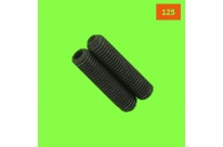 Fine Thread Screws : 125 Thread - Headless, Hex Socket - Cup Point, Black 14.9 Steel, DIN 916, 125 Thread