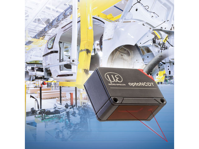 Smart laser triangulation displacement sensor