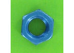 Nuts : Hex Nuts - Hex Nut, Hu, 0.8D - Hex Nut, Hu, Aluminium, DIN 934 - Blister pack of 5 Hex Nuts, P40 OA, Blue