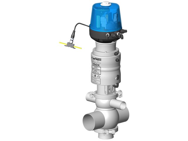 Step valve with double flaps: MIXPROOF VEOX 