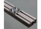 Double fastening plate for 20x20 profile with 6mm slot – With fixings