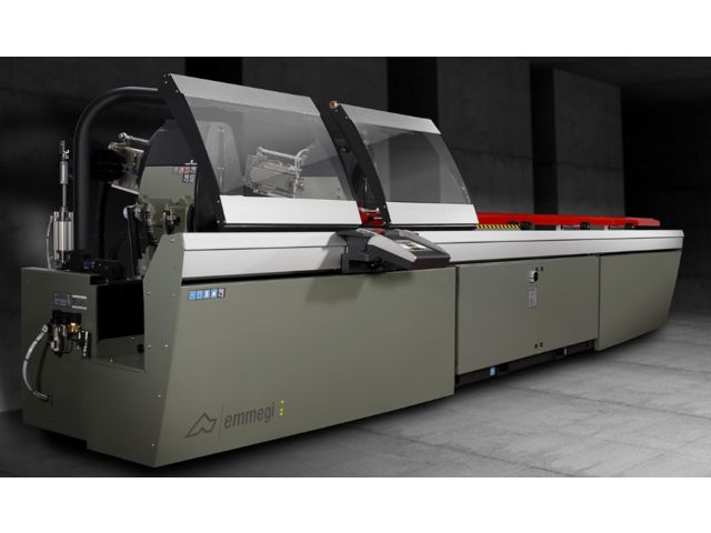 Twin-head cutting-off machine with 3 controlled axes - Precision TS2