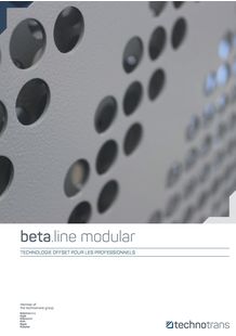 DAMPENING SOLUTION CIRCULATION, FINE FILTRATION, MULTI-ZONE TEMPERATURE CONTROL : beta.line