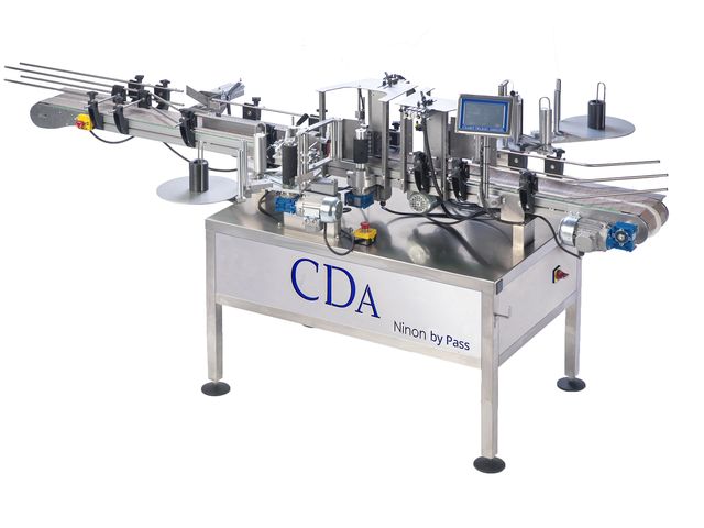 Automatic Labelling Machine for Cylindrical Products - Ninon By-Pass Model