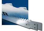 Carbide-tipped saw blade for thin-cutting frame saws : DSG HM Ultra 