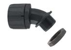 Elbow cable glands 90° in Polyamide 6.6 Phosphorus and sulphur free : PLA-45