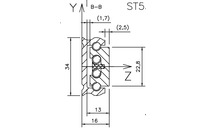Rail linear Stainless ST53