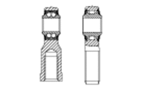 Rod ends dimension series K ASKUROL ball bearing