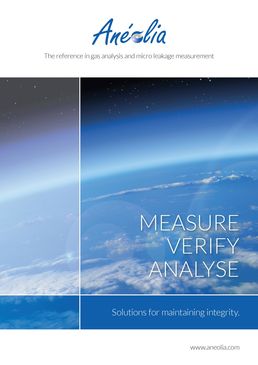 The reference in gas analysis and micro leakage measurement