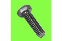 Hex Head Screws : Standard Hex Head Screws - Nickel-Plated Brass - Hex Head, Nickel-Plated Brass, Fully Threaded, DIN 933