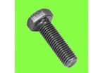 Hex Head Screws : Standard Hex Head Screws - Nickel-Plated Brass - Hex Head, Nickel-Plated Brass, Fully Threaded, DIN 933