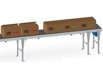 Power roller conveyor - Low contact accumulation