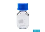 50ml ISO Reagent Bottle w/ 32mm BLUE Cap (140°C) - CODE 127