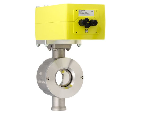 Ball sector motor valve explosion-proof type 4037