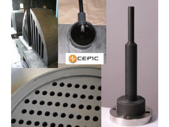 Made to specification impregnated graphite parts