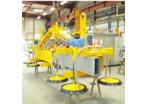 Lifting beams telescopic in custom-made suction cups