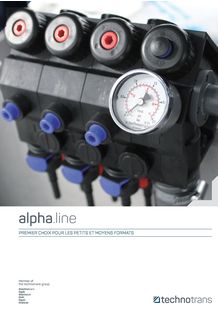 DAMPENING SOLUTION CIRCULATION, FINE FILTRATION, WATER PREPARATION, COATING PREPARATION : alpha.line