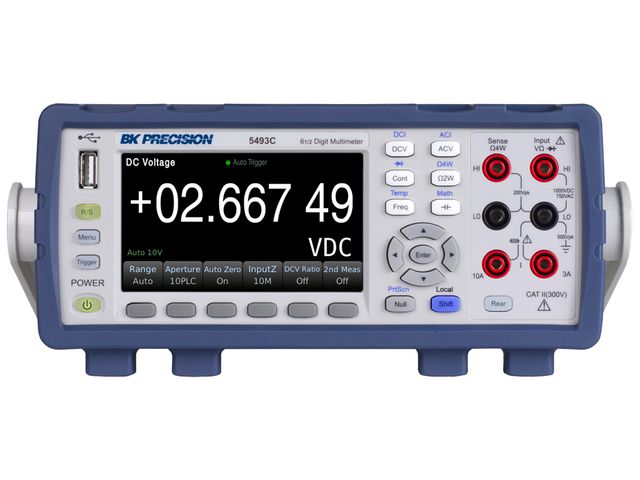 6 1/2 Digit Bench Digital Multimeter True RMS Model BK5493C
