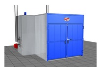 Static ovens with indirect heat exchange