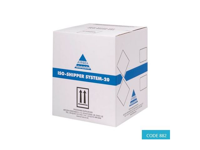 ISO 20 – ISO Shipper fibreboard outer refurbishment case - CODE 882