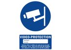Video protection sign + picto