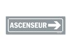Elevator panel - right arrow - grey background