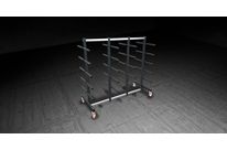 Trolley dedicated to horizontal transportation and storage of cut profiles - STACK