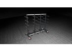 Trolley dedicated to horizontal transportation and storage of cut profiles - STACK